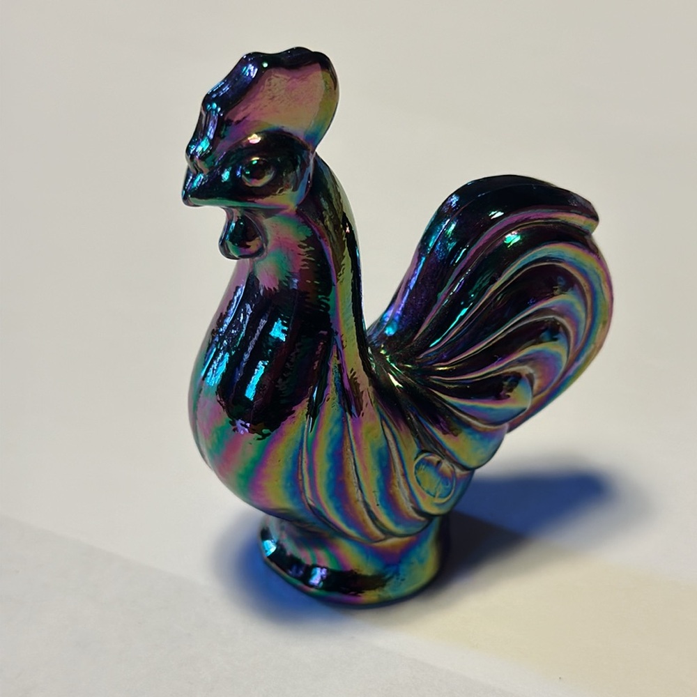 Fenton Rooster Carnival Glass